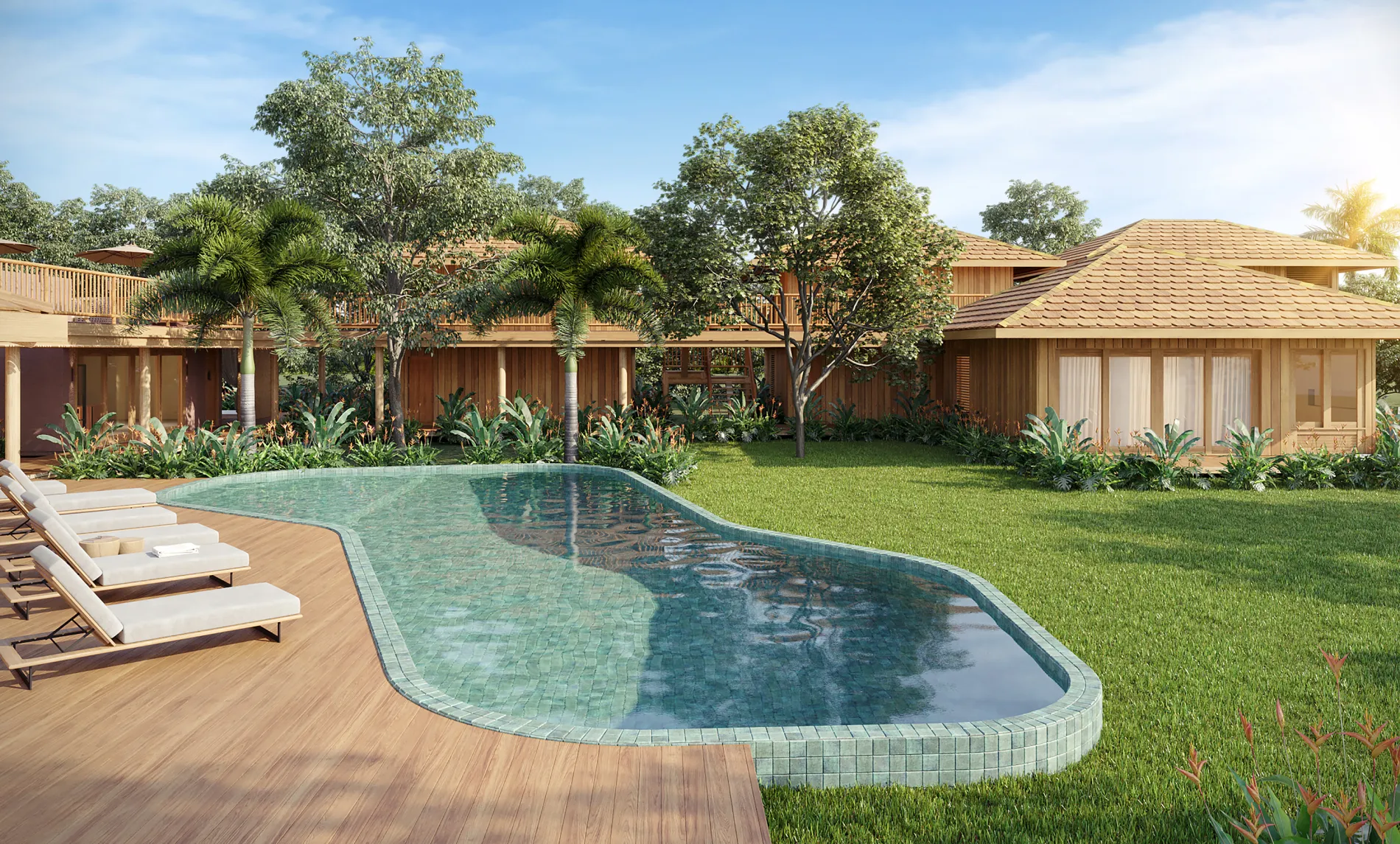 Villa com piscina integrada ao jardim, Trancoso